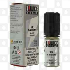 UK Smokes Nic Salt by T-Juice E Liquid | 10ml Bottles, Strength & Size: 10mg • 10ml