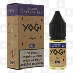 Blueberry Granola Bar Nic Salt by Yogi E Liquid | 10ml Bottles, Nicotine Strength: NS 10mg, Size: 10ml