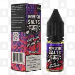 Grape & Strawberry | Candy Drops by Moreish Salts E Liquid | 10ml Bottles, Nicotine Strength: NS 10mg, Size: 10ml (1x10ml)