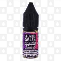 Grape & Strawberry | Candy Drops by Ultimate Salts E Liquid | 10ml Bottles, Nicotine Strength: NS 20mg, Size: 10ml (1x10ml)
