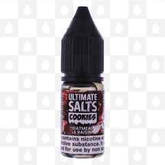 Oatmeal Raisin | Cookies by Ultimate Salts E Liquid | 10ml Bottles, Nicotine Strength: NS 10mg, Size: 10ml (1x10ml)