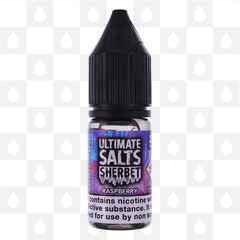 Raspberry | Sherbet by Ultimate Salts E Liquid | 10ml Bottles, Nicotine Strength: NS 20mg, Size: 10ml (1x10ml)