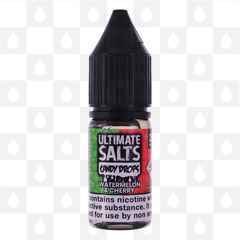 Watermelon & Cherry | Candy Drops by Ultimate Salts E Liquid | 10ml Bottles, Nicotine Strength: NS 20mg, Size: 10ml (1x10ml)