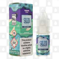 Apple Blackcurrant Salts On Ice by SQZD Fruit Co E Liquid | 10ml Bottles, Strength & Size: 20mg • 10ml