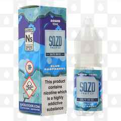 Blue Raspberry Salts On Ice by SQZD Fruit Co E Liquid | 10ml Bottles, Strength & Size: 20mg • 10ml