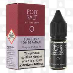 Blueberry Pomegranate Nic Salt by Pod Salt E Liquid | 10ml Bottles, Nicotine Strength: NS 20mg, Size: 10ml