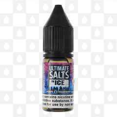 Grape & Strawberry | On Ice by Ultimate Salts E Liquid | 10ml Bottles, Nicotine Strength: NS 20mg, Size: 10ml (1x10ml)