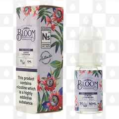 Lemon Lavender Nic Salt by Bloom E Liquid | 10ml Bottles, Nicotine Strength: NS 20mg, Size: 10ml (1x10ml)