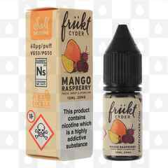 Mango Raspberry Nic Salt by Frukt Cyder E Liquid | 10ml Bottles, Nicotine Strength: NS 10mg, Size: 10ml (1x10ml)