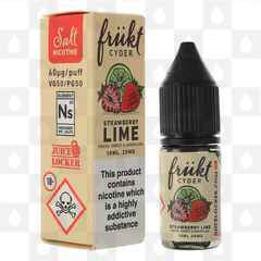 Strawberry Lime Nic Salt by Frukt Cyder E Liquid | 10ml Bottles, Nicotine Strength: NS 20mg, Size: 10ml (1x10ml)
