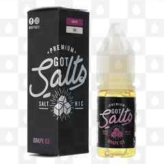 Grape Ice Nic Salt by Got Salts E Liquid | 10ml Bottles, Nicotine Strength: NS 10mg, Size: 10ml (1x10ml)
