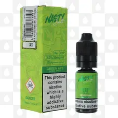 Green Ape by Nasty Salt E Liquid | 10ml Bottles, Nicotine Strength: NS 10mg, Size: 10ml (1x10ml)