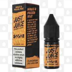 Mango & Passion Fruit by 50/50 | Just Juice E Liquid | 10ml Bottles, Nicotine Strength: 12mg, Size: 10ml (1x10ml)