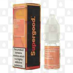 Peach Bellini Nic Salt by Supergood E Liquid | 10ml Bottles, Nicotine Strength: NS 20mg, Size: 10ml (1x10ml)