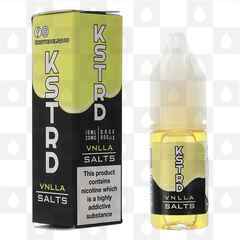 Vanilla Custard Salts by KSTRD E Liquid | 10ml Bottles, Nicotine Strength: NS 10mg, Size: 10ml (1x10ml)