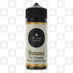 Banana Custard by The Kings Custard | 100ml Shortfill, Size: 100ml (120ml Bottle)
