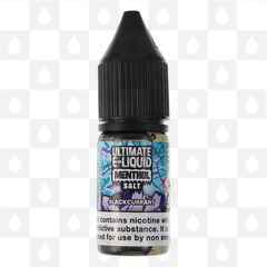 Blackcurrant Menthol by Ultimate Salts E Liquid | 10ml Bottles, Strength & Size: 20mg • 10ml • Out Of Date