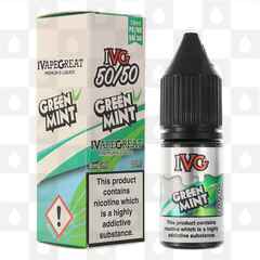 Green Mint 50/50 by IVG E Liquid | 10ml Bottles, Strength & Size: 18mg • 10ml