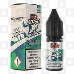 Just Menthol 50/50 by IVG E Liquid | 10ml Bottles, Strength & Size: 06mg • 10ml • Out Of Date