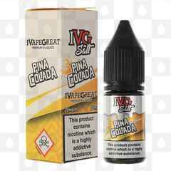 Pina Colada by IVG Salt E Liquid | 10ml Bottles, Nicotine Strength: NS 20mg, Size: 10ml (1x10ml)