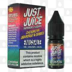 Cherimoya, Grapefruit & Berries Nic Salt by Just Juice E Liquid | 10ml Bottles, Nicotine Strength: NS 20mg, Size: 10ml (1x10ml)