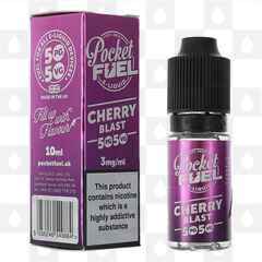 Cherry Blast 50/50 by Pocket Fuel E Liquid | 10ml Bottles, Nicotine Strength: 3mg, Size: 10ml (1x10ml)