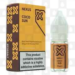 Coco Sun Nic Salt by Nexus E Liquid | 10ml Bottles, Nicotine Strength: NS 10mg, Size: 10ml