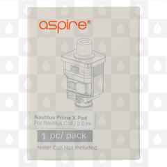 Aspire Nautilus Prime X Replacement Pod, Coil Type: Nautilus BVC (Coil not included)