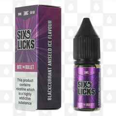 Bite the Bullet 50/50 by Six Licks E Liquid | 10ml Bottles, Strength & Size: 12mg • 10ml • Out Of Date