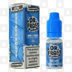 Blue Raspberry Ice Nic Salt by Dr. Frost E Liquid | 10ml Bottles, Strength & Size: 20mg • 10ml