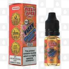 Strawberry Peach Nic Salt by Fizzy E Liquid | 10ml Bottles, Nicotine Strength: NS 20mg, Size: 10ml (1x10ml)