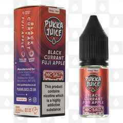 Blackcurrant Fuji Apple Nic Salt by Pukka Juice | 10ml Bottles, Nicotine Strength: NS 20mg, Size: 10ml (1x10ml)