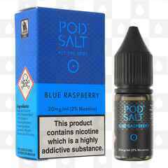 Blue Raspberry Nic Salt by Pod Salt E Liquid | 10ml Bottles, Strength & Size: 11mg • 10ml