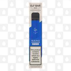 Blue Razz Lemonade Elf Bar 600 20mg | Disposable Vapes, Strength & Puff Count: 20mg • 600 Puffs • Out Of Date