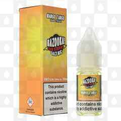 Mango Tango Sour Straws Nic Salt by Bazooka E Liquid | 10ml Bottles, Strength & Size: 10mg • 10ml