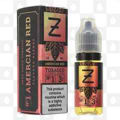 No1 | American Red Tobacco by Zeus Juice E Liquid | 10ml Bottles, Strength & Size: 06mg • 10ml