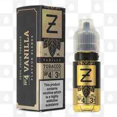 No4 | Vanilla Tobacco by Zeus Juice E Liquid | 10ml Bottles, Strength & Size: 03mg • 10ml