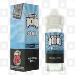 OG Blue by KEEP IT 100 E Liquid | 100ml Short Fill, Strength & Size: 0mg • 100ml (120ml Bottle)