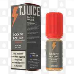 Rock N Rolling Nic Salt by T-Juice E Liquid | 10ml Bottles, Strength & Size: 20mg • 10ml