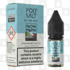 Strawberry Kiwi Ice | Pacha Mama by Pod Salt E Liquid | 10ml Bottles, Nicotine Strength: 20mg