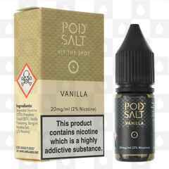 Vanilla Nic Salt by Pod Salt E Liquid | 10ml Bottles, Strength & Size: 10mg • 10ml