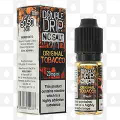 Original Tobacco Nic Salt by Double Drip E Liquid | 10ml Bottles, Strength & Size: 20mg • 10ml