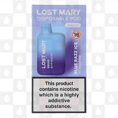 Blue Razz Ice Lost Mary BM600 20mg | Disposable Vapes