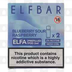 Elf Bar Elfa | Blueberry Sour Raspberry 20mg Pods