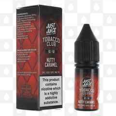 Nutty Caramel Tobacco | 50/50 by Just Juice E Liquid | 10ml Bottles, Strength & Size: 12mg • 10ml