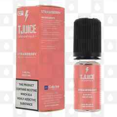 Strawberry by T-Juice E Liquid | 10ml Bottles, Strength & Size: 00mg • 10ml
