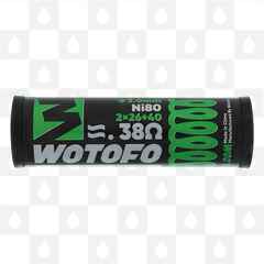 Wotofo Pre-made Coils | Dual Core Fused Clapton, Coil Type: 0.38 Ohm Each Coil