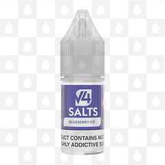 Blueberry Ice by V4 Salts E Liquid | 10ml Bottles, Nicotine Strength: NS 10mg, Size: 10ml (1x10ml)