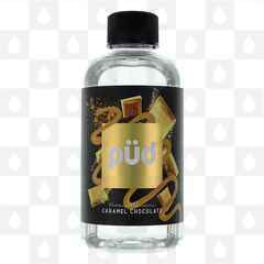 Caramel Chocolate by Pud | Joe's Juice E Liquid | 100ml & 200ml Short Fill, Strength & Size: 0mg • 200ml (240ml Bottle)
