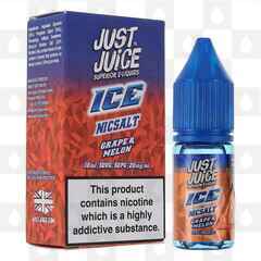 Grape & Melon Ice Nic Salt by Just Juice E Liquid | 10ml Bottles, Strength & Size: 11mg • 10ml